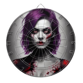 Lady zombie darts dartbord