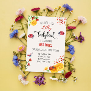 Ladybird Baby Meisje Schattige Lente Zomer Verjaar Kaart