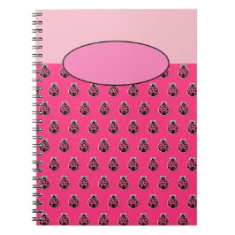 Ladybird bug-laptop notitieboek