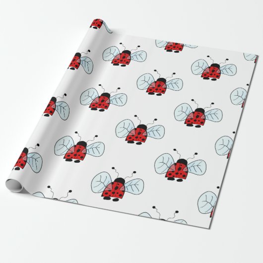 Ladybird Cadeaupapier (Uitgerold)