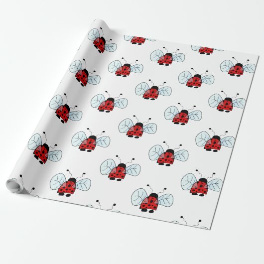Ladybird Cadeaupapier (Uitgerold)