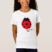 Ladybird Cat T-shirt / てんとう虫ネコ Ｔシャツ (Voorkant)