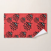 Ladybird en lieveheersbeestje bad handdoek (Handdoek)