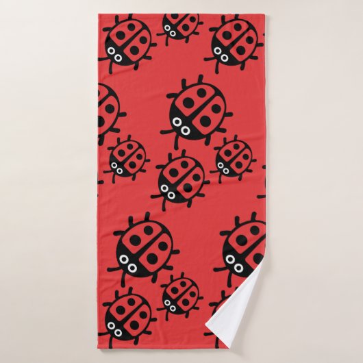 Ladybird en lieveheersbeestje badhanddoek (Badhanddoek)