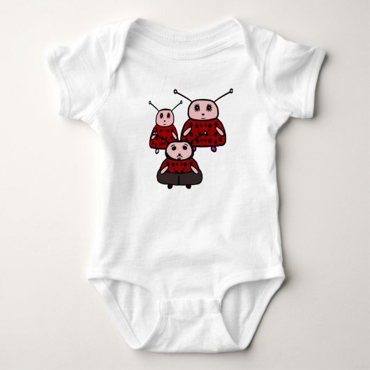 Ladybird Familie Romper (Voorkant)