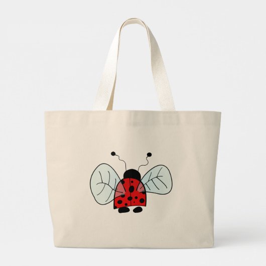 Ladybird Grote Tote Bag (Achterkant)
