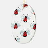 Ladybird Keramisch Ornament (Links)