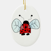 Ladybird Keramisch Ornament (Achterkant)