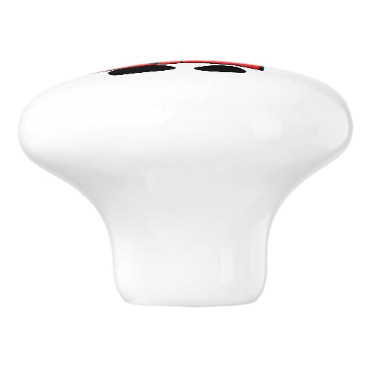 Ladybird Keramische Knop (Zijkant)