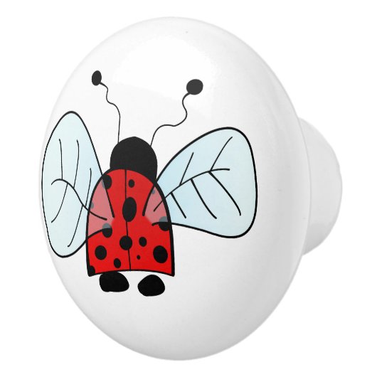 Ladybird Keramische Knop (Rechts)