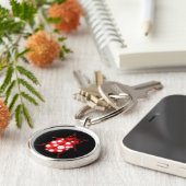 Ladybird Lady Bug Gardening Gifts Sleutelhanger (Zijkant)