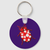 Ladybird Lady Bug Gardening Gifts Sleutelhanger (Voorkant)