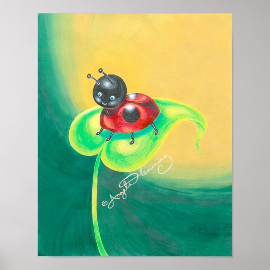 Ladybird, Ladybug, hoe ik ook ben Cute Poster (Voorkant)