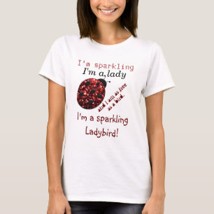Ladybird Ladybug red sparkles T-shirt