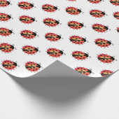 Ladybird, Ladybug, rode bug, insectenwikkelpapier Cadeaupapier (Hoek)
