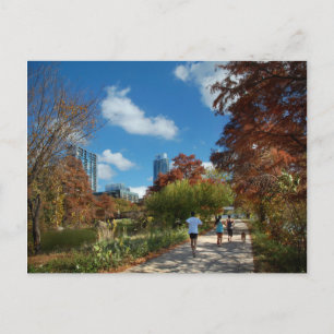 Ladybird Lake Butler Running Trail - Austin, Texas Briefkaart