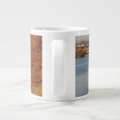 Ladybird Lake Herfst Rower - Downtown Austin Texas Grote Koffiekop (Achterkant)