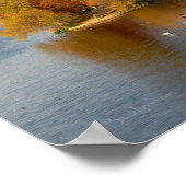 Ladybird Lake Herfst Rower - Downtown Austin Texas Poster (Hoek)