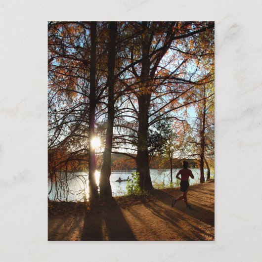 Ladybird Lake Running Trail - Austin, Texas Briefkaart (Voorkant)