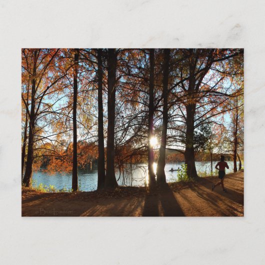 Ladybird Lake Running Trail - Austin, Texas Briefkaart (Voorkant)