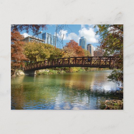 Ladybird Lake Running Trail Bridge - Austin, Texas Briefkaart (Voorkant)