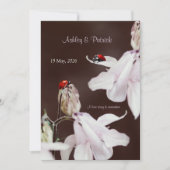 Ladybird Love Wedding Invitation Kaart (Voorkant)