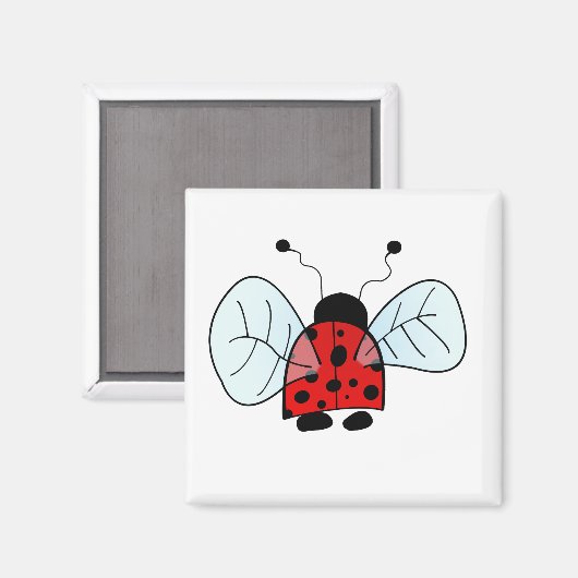Ladybird Magneet (Voorkant / Achterkant)