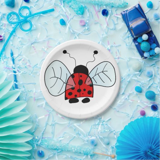 Ladybird Papieren Bordje (Feest)