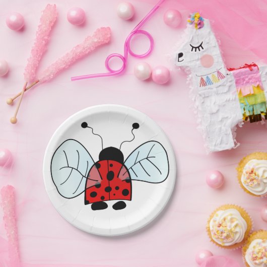 Ladybird Papieren Bordje (Feest)