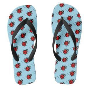Ladybird Pattern Teenslippers