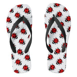 Ladybird Pattern Teenslippers