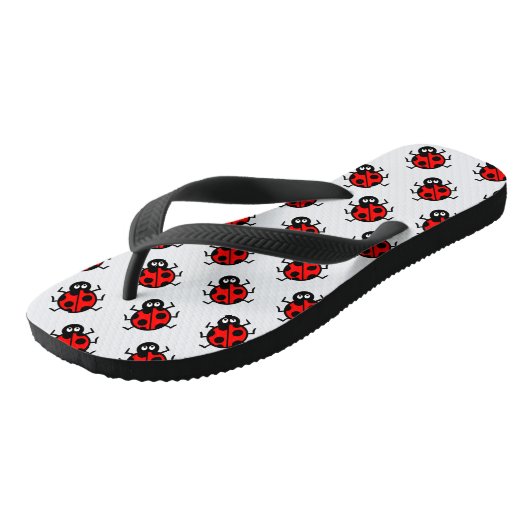 Ladybird Pattern Teenslippers (Schuin)