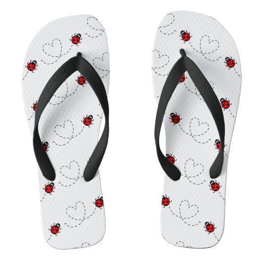 Ladybird Pattern Teenslippers (Voetbed)