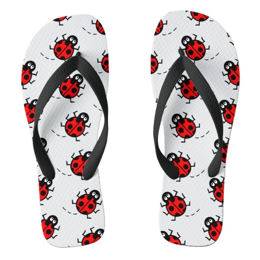 Ladybird Pattern Teenslippers (Voetbed)