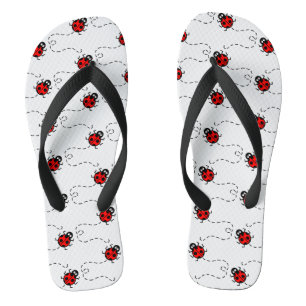 Ladybird Pattern Teenslippers