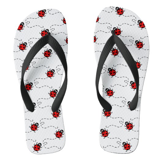 Ladybird Pattern Teenslippers (Voetbed)