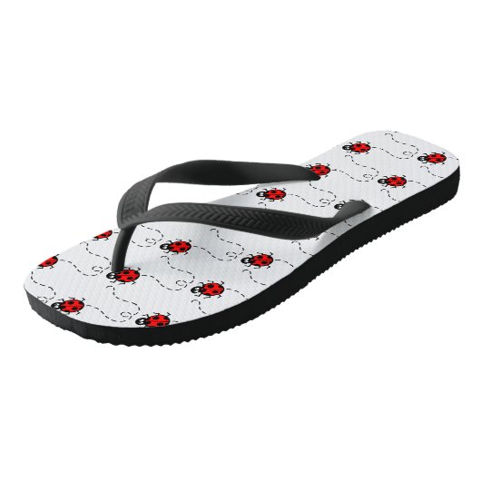 Ladybird Pattern Teenslippers (Schuin)