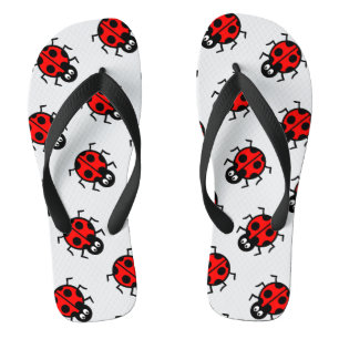 Ladybird Pattern Teenslippers