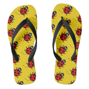 Ladybird Pattern Teenslippers