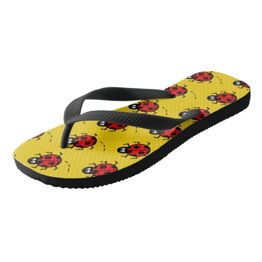 Ladybird Pattern Teenslippers (Schuin)