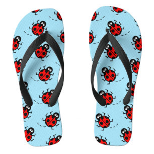Ladybird Pattern Teenslippers