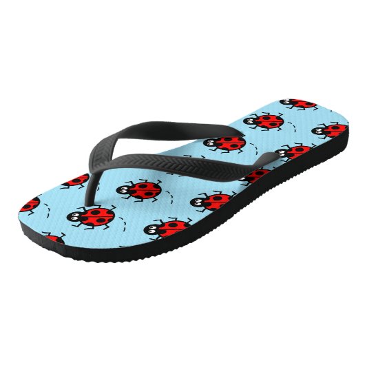Ladybird Pattern Teenslippers (Schuin)