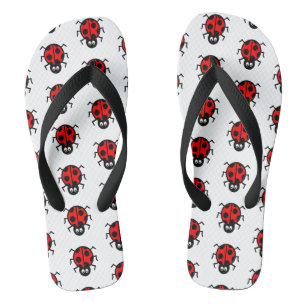 Ladybird Pattern Teenslippers