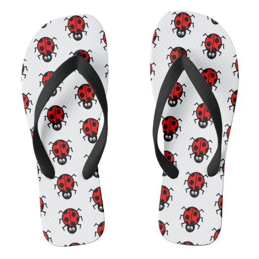 Ladybird Pattern Teenslippers (Voetbed)