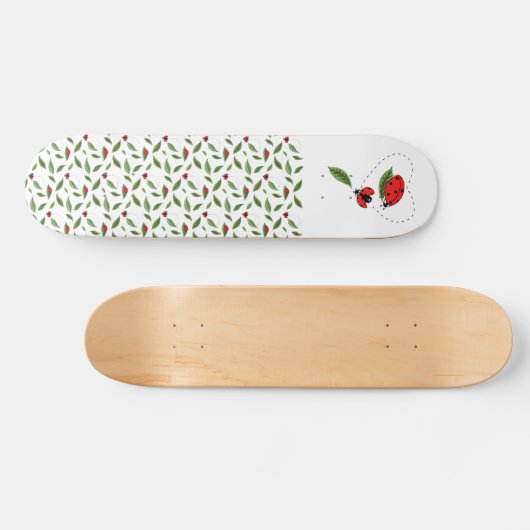 Ladybird Pattern Tekening Persoonlijk Skateboard (Horizontaal)