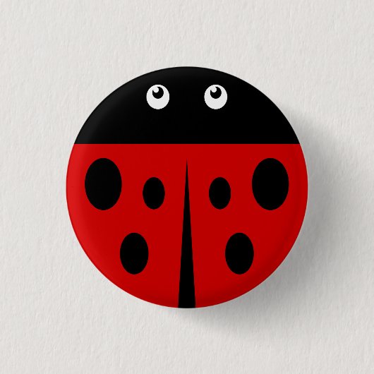 Ladybird Ronde Button 3,2 Cm (Voorkant)