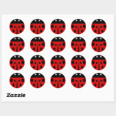 Ladybird Ronde Sticker (Vel)
