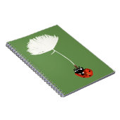 Ladybird, Schattige rood lieveheersbeestje Spiraal Notitieboek (Rechterzijde)