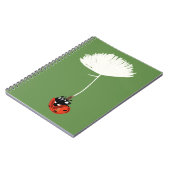 Ladybird, Schattige rood lieveheersbeestje Spiraal Notitieboek (Linkerzijde)
