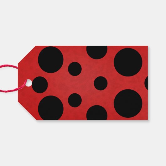 Ladybird spot - cadeau labels cadeaulabel (Achterkant Horizontaal)